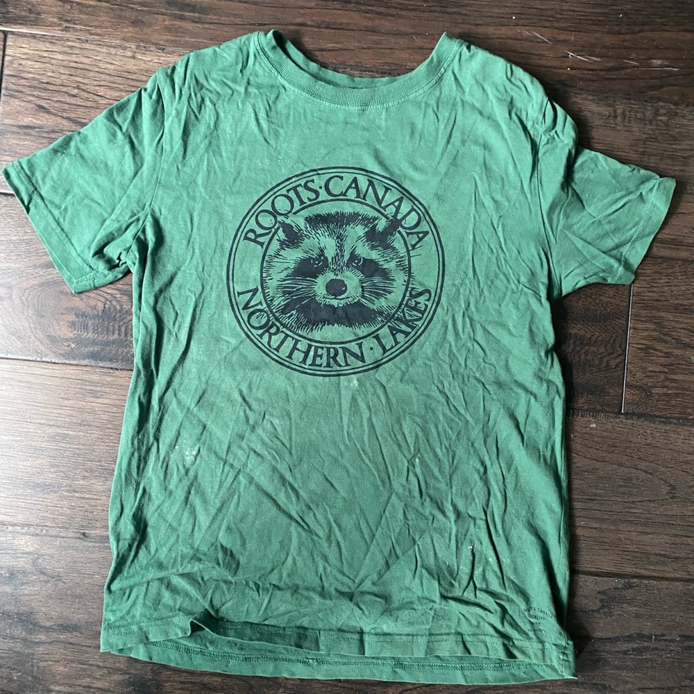 Soft green Roots T-shirt